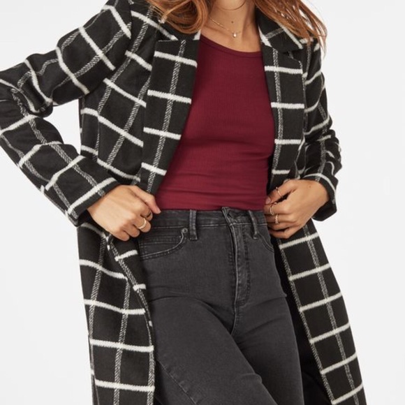 - 🎉HP🎊Plaid Robe Coat - Picture 2 of 4